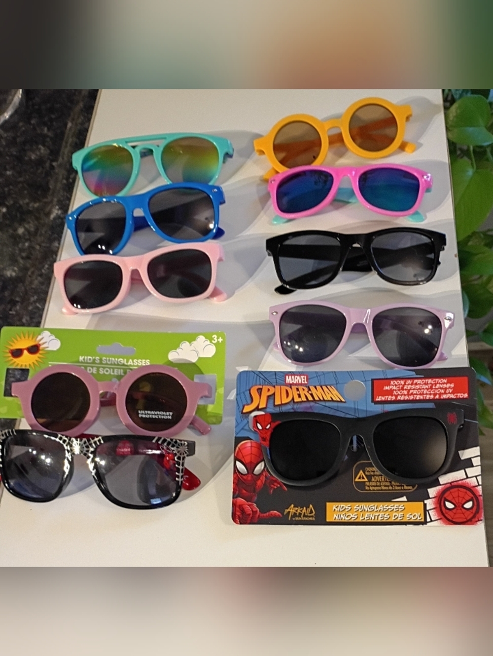 Assorted Kids Sunglasses - Bright Multi Color Set
